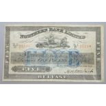 Northern Ireland - Northern Bank Limited £5, 6th May 1929, Serial No. N-I/B 21116