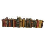 Assorted collection of leather bound books to inc. Collingwood (Stuart Dodgson) The Life and Letters