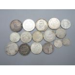 Collection of International silver content coins to inc. French Indo China 1900 (2) 1908 & 1909