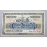 Northern Ireland - Northern Bank Limited £1, 1st August 1929, Serial No. N-I/F 085980