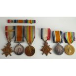1914 (Mons) Star with 5th August-22nd November 1914 clasp, 1914-18 War Medal, Victory Medal, to 1563