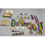 Collection of First and Second World War medals incl. x2 France and Germany Stars, 1939-45 Star, The