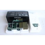 Mini Champs 1/18 scale diecast 1948 Land Rover car model (item no 150 168900, reg HUE 166) in at