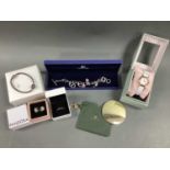 Pandora; A Dainty Enamel Ring, of continuous marquise form, stamped "S 925 ALE 52" (finger size L