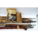 Fishing Rods - Craddock Elastigle, Shakespeare, Morris Dauntless and many others, Morritt 'Sea