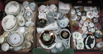 Ceramics, including a quantity of assorted trinket boxes with an Old Tupton Ware example etc,