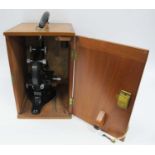 Beck London Model No.29 Laboratory Microscope, in a mahogany box.