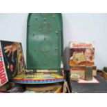 A Quantity of Mid XX Century Games and Cards, including Mah-Jongg, Monopoly, Sorry, Scrabble, Thomas