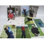 Golf - Fifty plus signed cards and photographs, including Player, Poulter, Karlsson, Stenson,