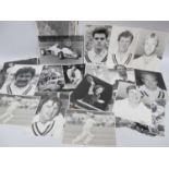 Sporting Press Photographs/Images, including Cricket (x 12) from the 1980s, including Bari, Woolmer,