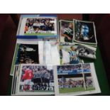 Football Press Photographs/Images, including Ruddock, Whelan, Grobbelaar, Barnes, Fowler,