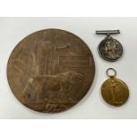 WWI York & Lancaster Regiment Medal Duo, comprising British War Medal and Victory Medal (11820 Pte R
