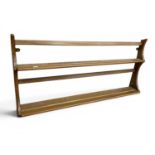 Ercol Style Waterfall Wall Rack, 97cm wide.