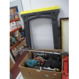 Mixed tools, including Plasplugs twin-rail tile cutter, Swedish Nobex Proman PRM-110 precision mitre