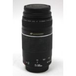 Canon EF 75-300mm f/4-5.6 III USM Ultrasonic Telephoto Lens, Untested.