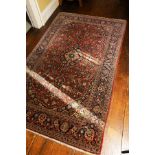 ANTIQUE KASHAN PERSIAN RUG