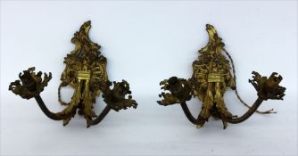 PAAR WANDLEUCHTER. Frankreich um