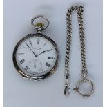 IWC TASCHENUHR MIT TULASILBER GEHÄUSE