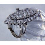 ART DECO BRILLANTRING. 585/000