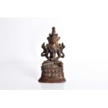 A bronzed Tibetan Buddhism Figure,