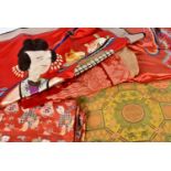 A collection of Chinese Clothes/Hangings,