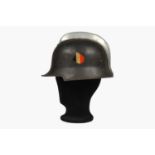 A WWII German M34 Pattern Fire Helmet,