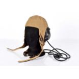 A WWII German Luftwaffe LKPS101 Summer Flying Helmet,