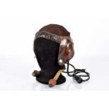 A WWII German Luftwaffe LKpN101 Flying Helmet,