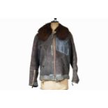 A WWII Luftwaffe Shearling Flight Jacket,