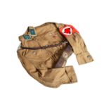 A WWII German NSDAP Brown Shirt and Breeches Uniform,