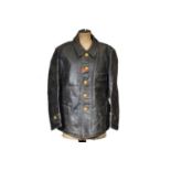 A WWII Kriegsmarine Leather U-Boat Jacket,