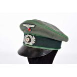 A WWII German Heer 2nd Type Officer's peaked Cap,