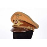 A WWII German Third Reich NSDAP Political Leaders Peaked Cap,