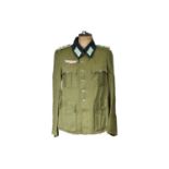 A WWII German Army Tropical Field Tunic,