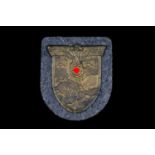 A WWII German Army/Waffen SS Krim Campaign Shield,
