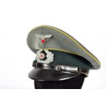 A WWII German Army Officer's peaked Cap,
