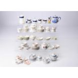 A quantity of mixed doll's dinner services and tea sets,