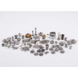German dolls’ house pewter ware,