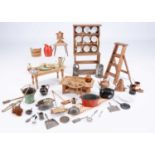 Dolls’ house kitchen,