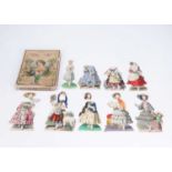 A mid 19th century George Wolfgang Faber ‘Die Puppe des Madchen’s’ or ‘The Girl’s Doll’ paper doll,