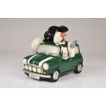 A limited edition Doug Hyde sculpture "Go Faster Stripes",