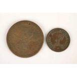 Duke of Wellington "Cossack Penny Token" c.1813-14 and an 1814 "York Farthing" (2),