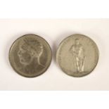 "Repose of Hercules"& "England Gives Peace to the World" Two Medals commemorating the Peace of 1814