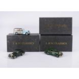 J & M Classics Precision Alvis Model Car Collection White Metal Models, (Please Note, this lot will