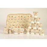 A set of twelve continental porcelain egg cups,