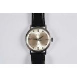 A c1960s Bulova automatic stainless steel wristwatch head,