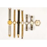 A vintage Longines mechanical dress wristwatch and other watches,
