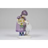 An early 20th century Meissen porcelain figural group after Max Bochmann,