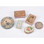 Small cardboard boxes,