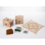 Needlework pieces suitable for a dolls’ house,